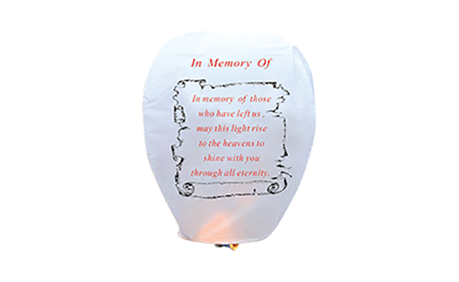 Sky Lantern - In Memory Of